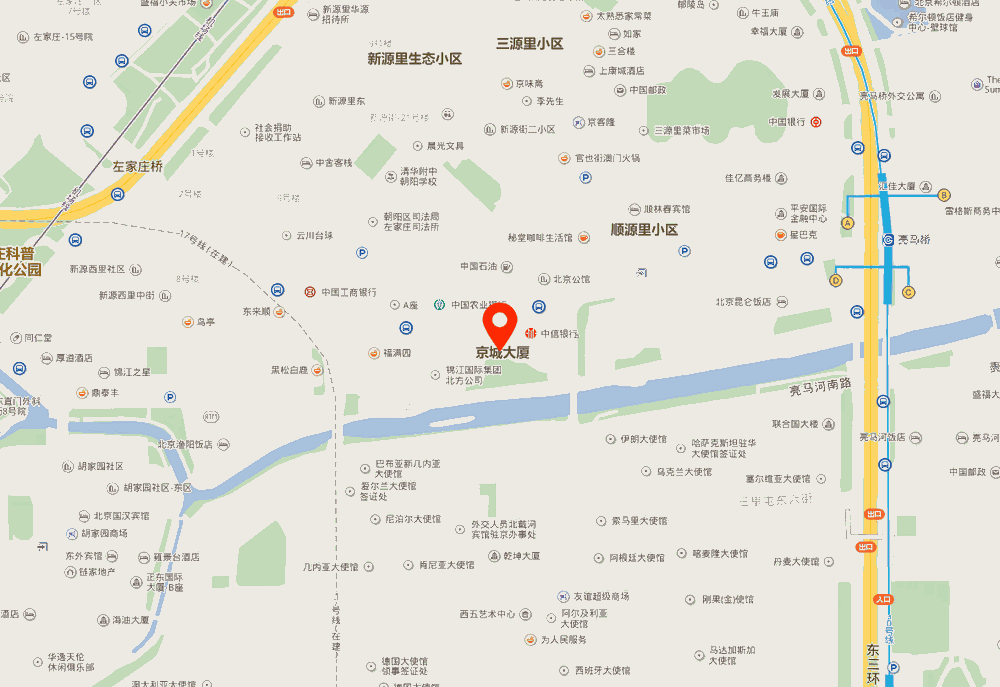 京城大厦位置地图